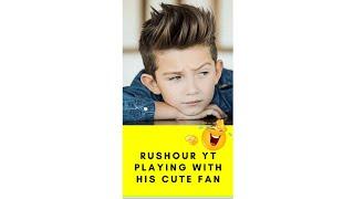 Rushour YT Playing with his cute Fan owais #shorts