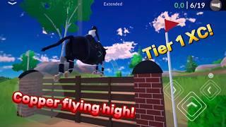 Advancing to tier 1 in Cross Country ETG - Huuge jumps! (Doing my best here) - Equestrian The Game