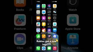 Roblox got a new logo??? #roblox #shorts #robloxlogo #robloxapp