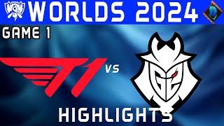 T1 vs G2 Highlights Game 1 | Worlds Swiss Stage 2024 | T1 vs G2 Esports by Onivia