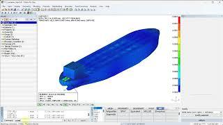 FEGate for ship Vibraion contour map  COMB ISOWEIGHT RMS