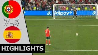 Portugal vs Spain 7-5 Highlights & Goals + Penalty Shootout Final UEFA Nations League Match 2025