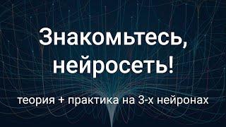 Знакомьтесь, Нейросеть!  Большой разбор темы "Искусственные нейронные сети" для широкой аудитории.