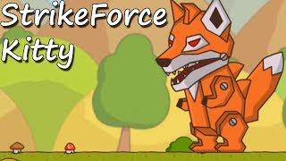 Ударный отряд котят мультик игра для детей про кошек StrikeForce Kitty part 1 первый босс