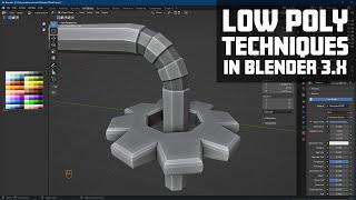 Low Poly Techniques in Blender 3.x