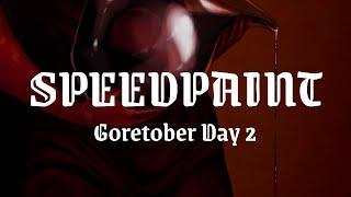 SPEEDPAINT : Goretober 2024 | Day 2 Bloodspill