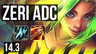 ZERI & Alistar vs KAI'SA & Blitz (ADC) | 7/0/9, Godlike | EUW Challenger | 14.3