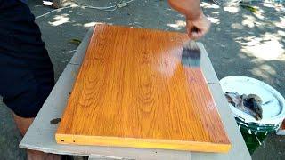 PAANO MAG VARNISH GAMIT ANG LATEX NA PINTURA / HOW TO VARNISH USING LATEX PAINT?