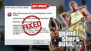 How To Fix GTA 5 Script Hook V Critical Error | GTA V Script Hook V Critical Error Fix | July Update