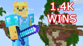 I Got 1.4K Wins In Cubecraft Eggwars! - Minecraft PS4 Servers!