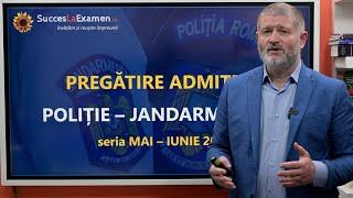 Admitere MAI 2025  Academia / Școala de Poliție /Jandarmi / ANP.  Program complet de pregătire.