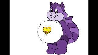 Bright Heart Raccoon Belly Inflation @jacobdolman3831