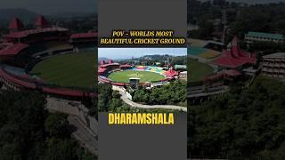 Most Beautiful Cricket ground #cricket #india #himachal #dharamshala #dji #djimini2se #droneshot