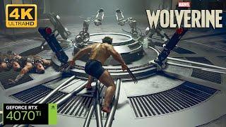 Marvels Wolverine Weapon X Gameplay - Escape From X Facility Full Brutal - 4K Ultra HD Gameplay