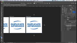 How to duplicate an artboard in Photoshop