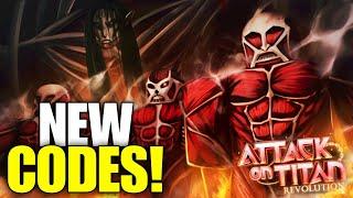 [3 CRATES] ATTACK ON TITAN Revolution NEW CODES | Roblox Attack on Titan revolution codes 2024