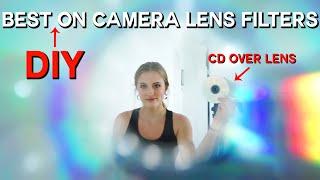 Best DIY On Camera Lens Filters | CD Rainbow. Mirror. Haze. Star. Light. Flare. Prism. No Photoshop!