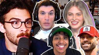 Rapid Fire (QTCinderella, Agent00, Trainwreckstv, Bradley Martyn & More) | HasanAbi Reacts