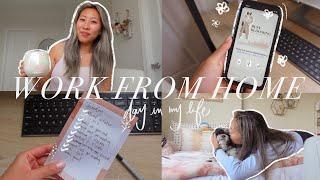 WFH VLOG: busy blooming IG takeover, interview tips for consulting, logging off at 7PM & puppy :)