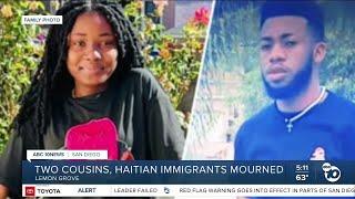 Haitian cousins, immigrants mourned after Lemon Grove crash on New Year's Day