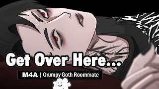 Possessive Goth Roommate Pulls you into his Bed [Sleep Aid][Comfort][Rain][Cuddling] | M4A ASMR RP