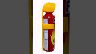 VOILA Aluminum Flame Retardant Fluid Portable Fire Extinguisher 500 ML Red Set of 1