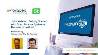 Getting Started with Qt on Toradex System on Modules in no time!