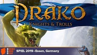 Drako: Knights & Trolls - game overview at SPIEL 2019