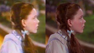 The Wizard of Oz (1939) Video Release Comparison 1983 LaserDisc to 2019 4K Ultra HD Blu-ray