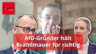 AfD-Gründer hält Brandmauer für richtig – aber sieht „demokratische Perversion“