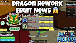 DRAGON FRUIT is Worth MORE Than KITSUNE on Stock Blox Fruits Dragon Rework Update 24 Release Date