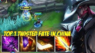 TOP 1 TWISTED FATE IN CHINA WILD RIFT - THIS GUY IS SO BROKEN