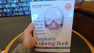 KAPLAN ANATOMY COLORING BOOK CLOSE UP AND INSIDE LOOK