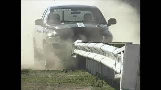 SoftStop Guardrail Crash Test 3-31 with Pickup