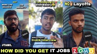 How did you get a job at Zoho? Zoho Interview Process and Their Salaries  | Tamil | suman mpm