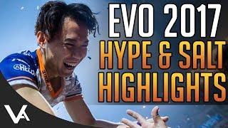 SFV - Evo 2017 Highlights! Hype Moments & Salt Compilation For Street Fighter 5