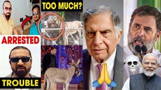 Ajaz Khan in HUGE TROUBLE! ARREST?, BJP Vs Congress Troll, RIP Ratan Tata Sir, Thugesh Roast