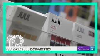 FDA bans Juul e-cigarettes linked to teen vaping surge