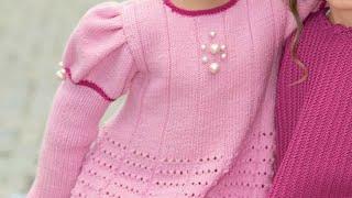 Sweater Design Hand Knitting Woollen Grogeous Frock Design for Babies