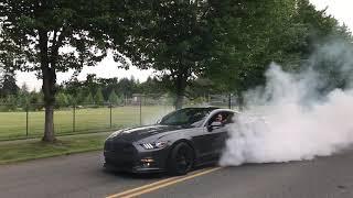 2016 Ford Mustang GT burnout!