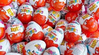 565795 Yummy Kinder Joy Chocolate, Kinder Surprise Candy Opening ASMR Lollipops Some Lot's of Candie