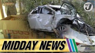 Car Crashes into 4 Trees, 1 Person in Critical Condition | Egg Shortage in Jamaica