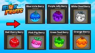 Blox fruits - All Berries Spawn Locations in Third Sea | Roblox Blox fruits berries