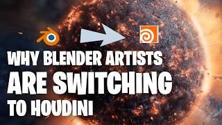 Why blender artists love Houdini