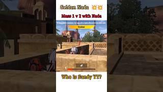 Golden Nade with 1 v 2  | Sandy YouTube #bgmi #pubgmobile #trending #viral #shorts #jonathan #pubg