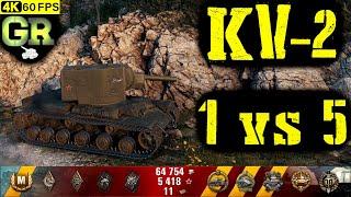 World of Tanks KV-2 Replay - 8 Kills 3.8K DMG(Patch 1.4.1)