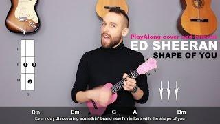 Ed Sheeran - Shape of You Ukulele Cover Tutorial (lyrics|chords|MusicSheet)