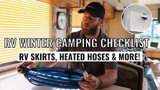 Winter RV Survival Guide (9 Essential Tips for Staying Cozy)
