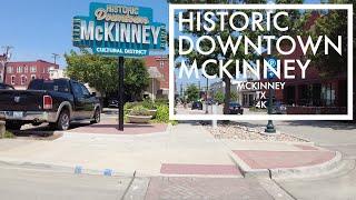 Walking Through Historic Downtown McKinney | 4K WALKING TOUR MCKINNEY TEXAS