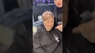 Стрижка Пикси после 60+/на 10 лет моложе! Pixie haircut after 60+/10 years younger! #модаикрасота